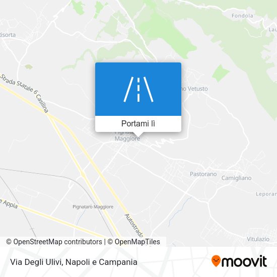 Mappa Via Degli Ulivi