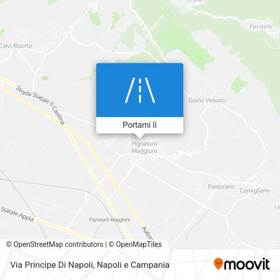 Mappa Via Principe Di Napoli