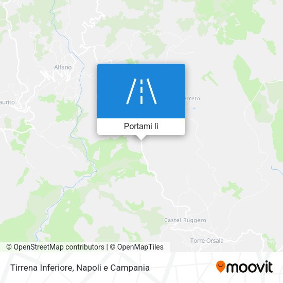Mappa Tirrena Inferiore