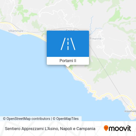 Mappa Sentiero Apprezzami L'Asino
