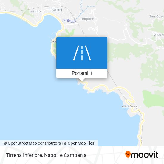 Mappa Tirrena Inferiore