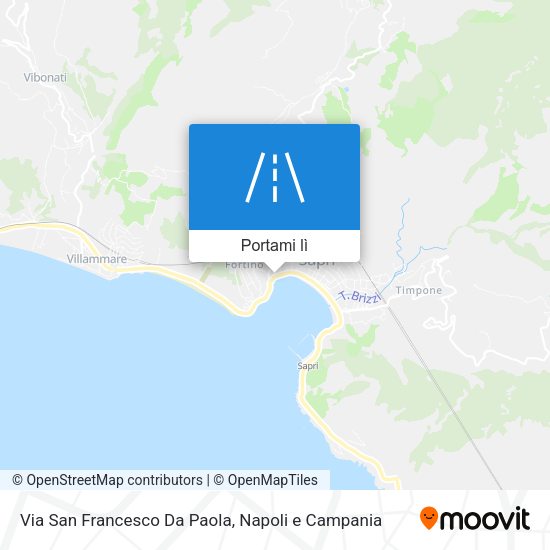 Mappa Via San Francesco Da Paola