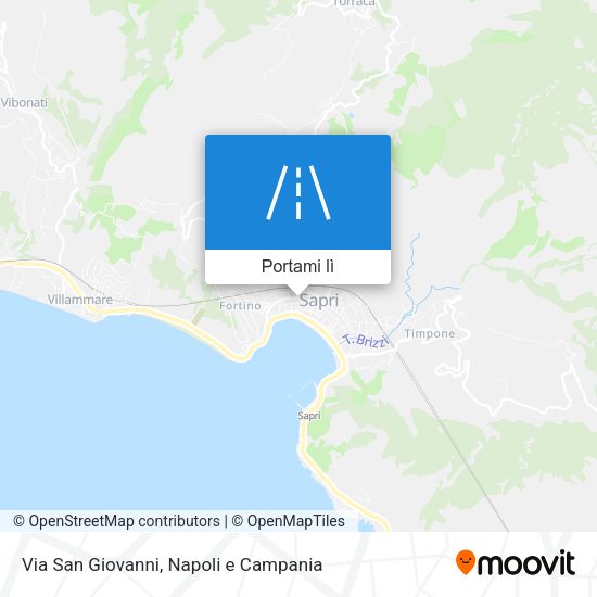 Mappa Via San Giovanni