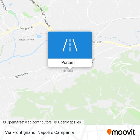 Mappa Via Frontignano