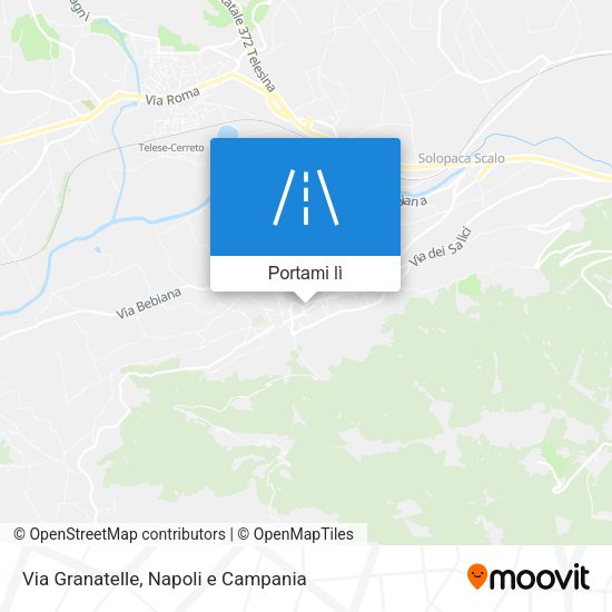 Mappa Via Granatelle