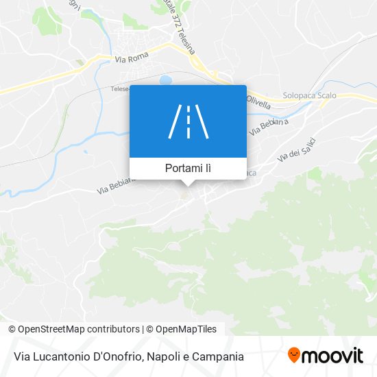 Mappa Via Lucantonio D'Onofrio