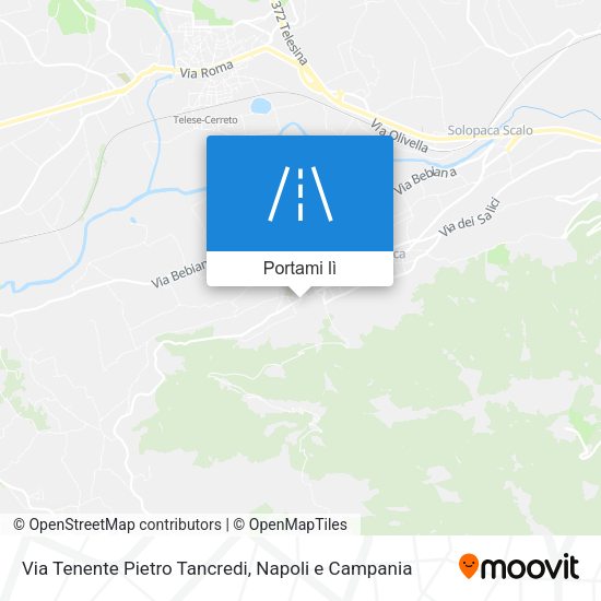 Mappa Via Tenente Pietro Tancredi