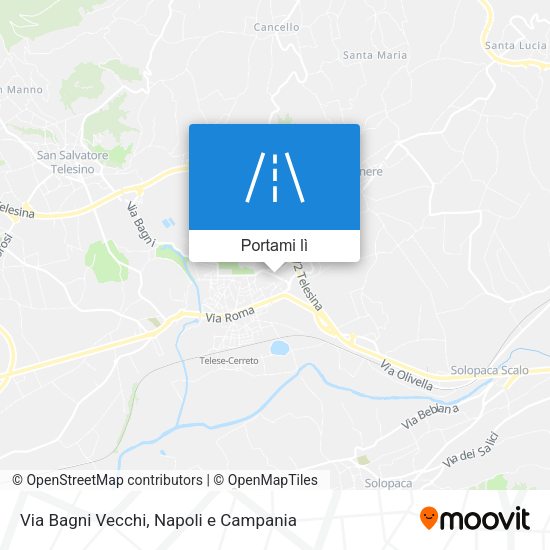 Mappa Via Bagni Vecchi