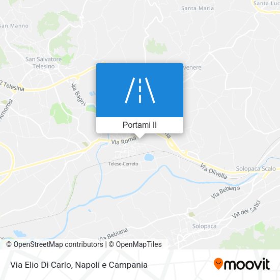 Mappa Via Elio Di Carlo