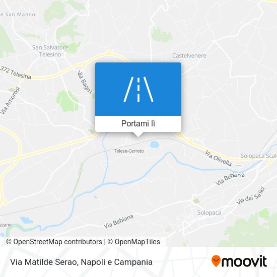 Mappa Via Matilde Serao