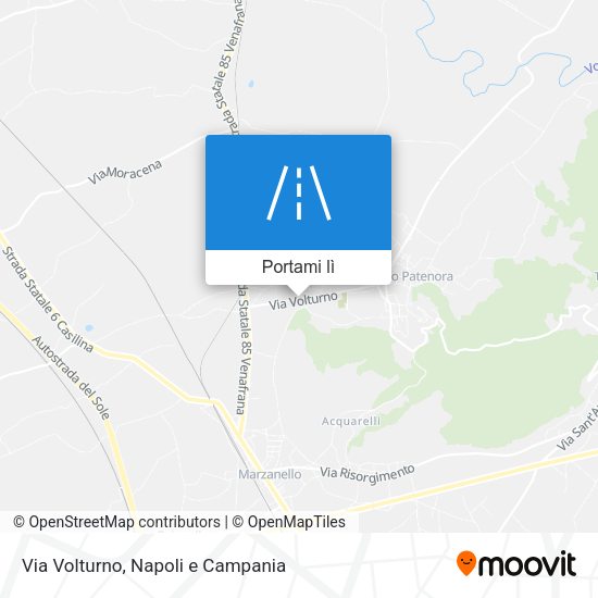 Mappa Via Volturno