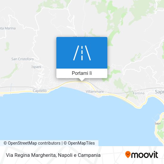 Mappa Via Regina Margherita