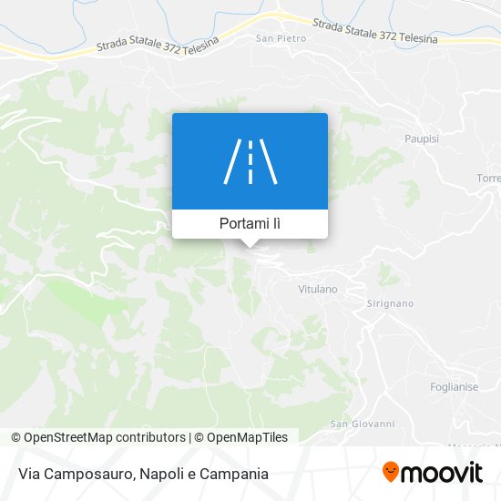 Mappa Via Camposauro