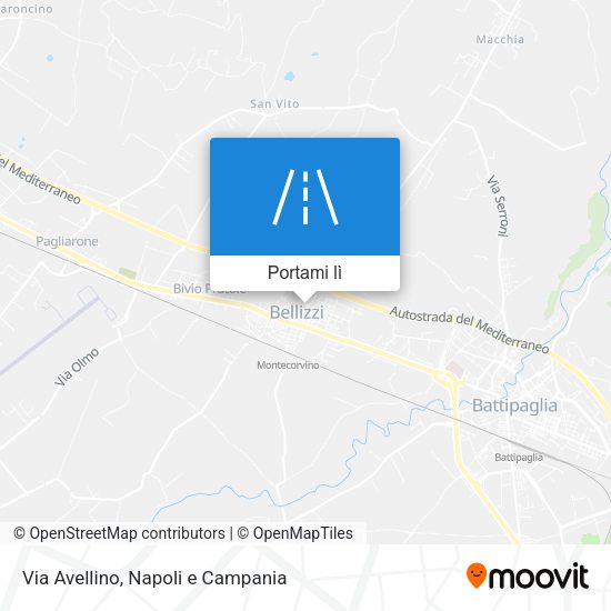 Mappa Via Avellino