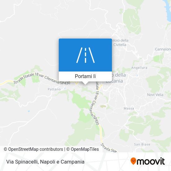 Mappa Via Spinacelli