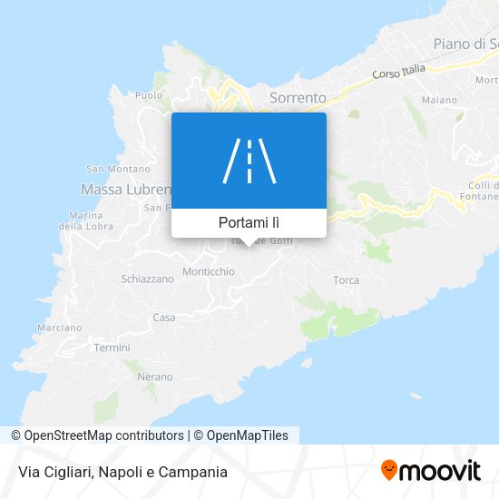 Mappa Via Cigliari