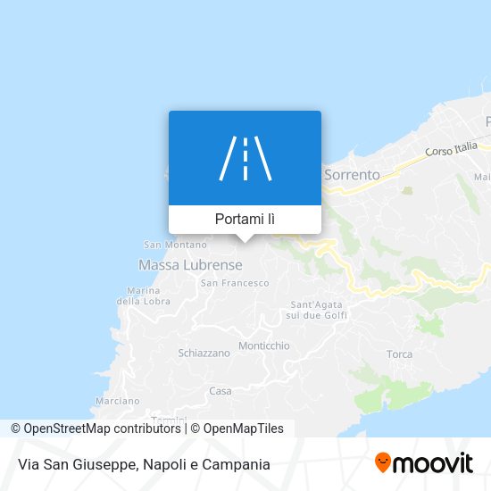 Mappa Via San Giuseppe