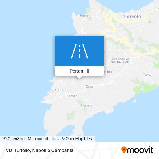 Mappa Via Turiello