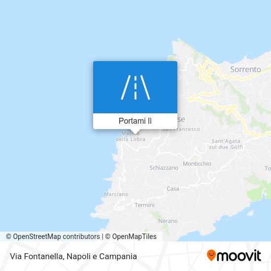 Mappa Via Fontanella