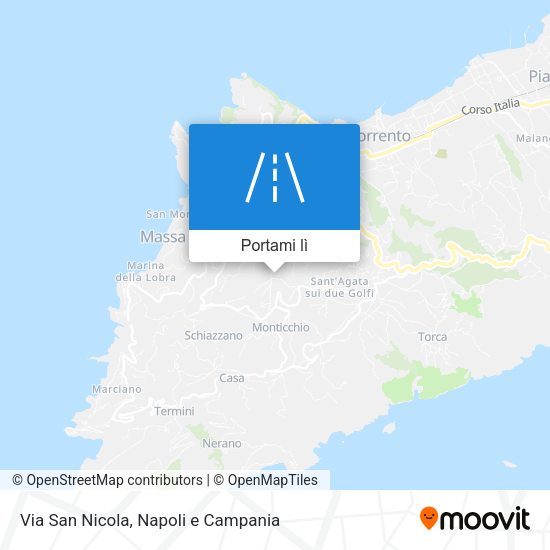 Mappa Via San Nicola
