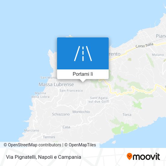 Mappa Via Pignatelli