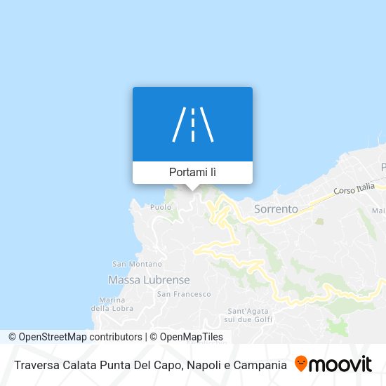 Mappa Traversa Calata Punta Del Capo