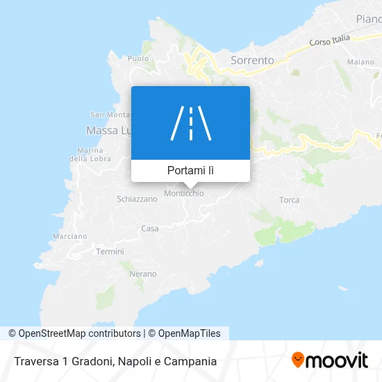 Mappa Traversa 1 Gradoni