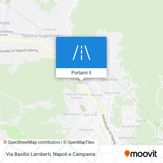 Mappa Via Basilio Lamberti