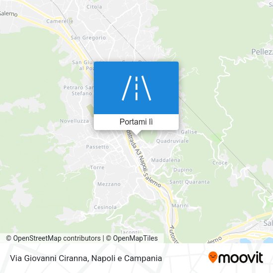 Mappa Via Giovanni Ciranna