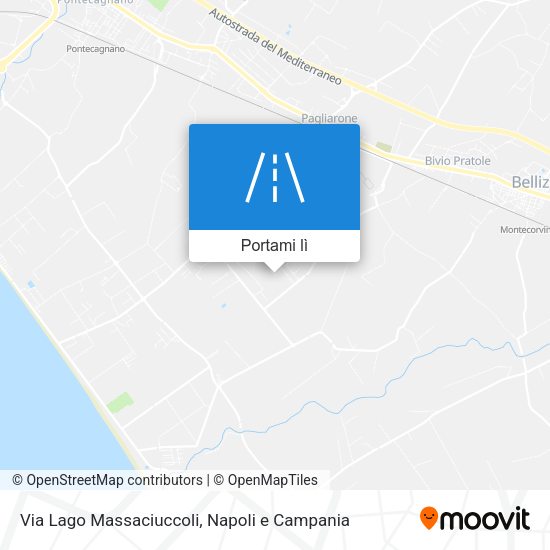 Mappa Via Lago Massaciuccoli