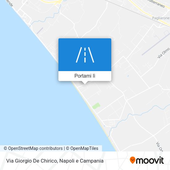 Mappa Via Giorgio De Chirico