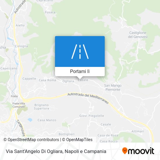 Mappa Via Sant'Angelo Di Ogliara
