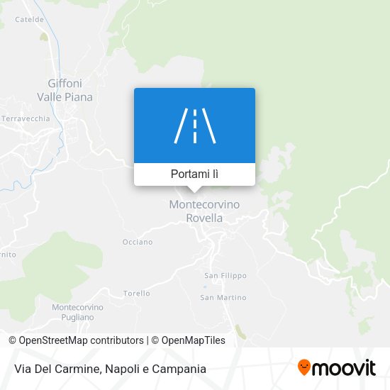 Mappa Via Del Carmine