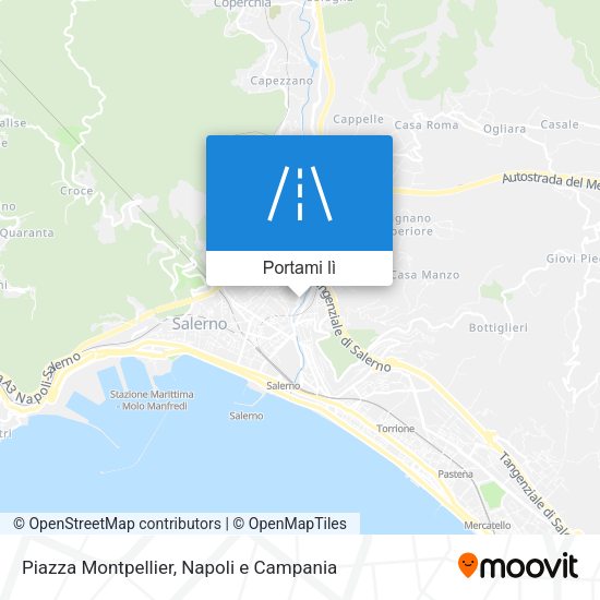 Mappa Piazza Montpellier