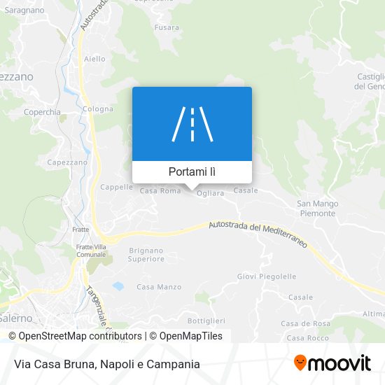 Mappa Via Casa Bruna