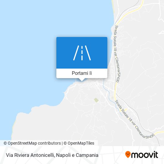 Mappa Via Riviera Antonicelli