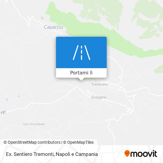 Mappa Ex. Sentiero Tremonti