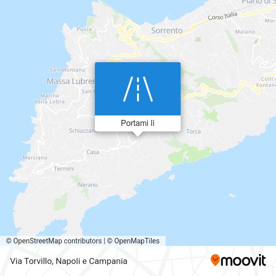 Mappa Via Torvillo