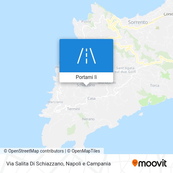 Mappa Via Salita Di Schiazzano