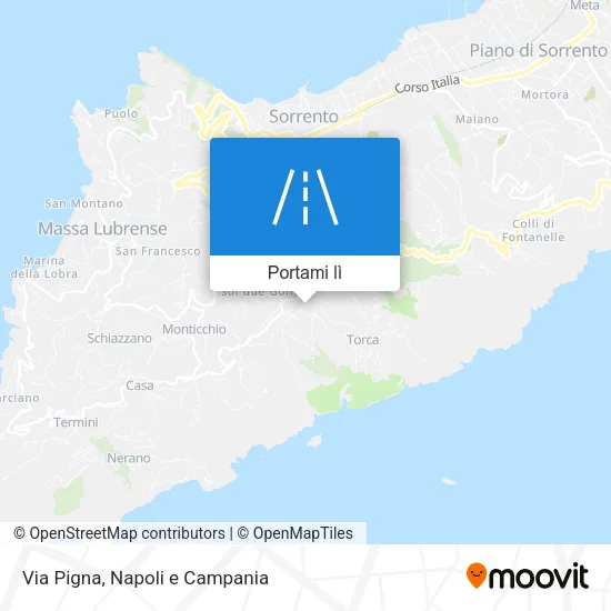 Mappa Via Pigna