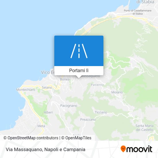Mappa Via Massaquano