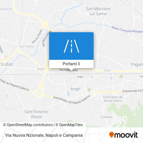 Mappa Via Nuova Nzionale