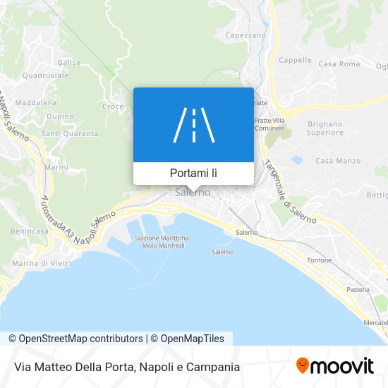Mappa Via Matteo Della Porta