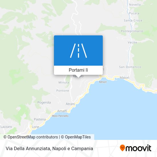 Mappa Via Della Annunziata
