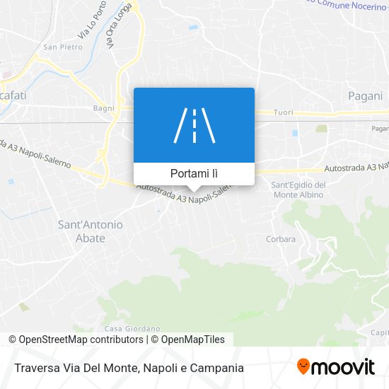 Mappa Traversa Via Del Monte