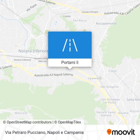 Mappa Via Petraro Pucciano