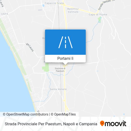 Mappa Strada Provinciale Per Paestum