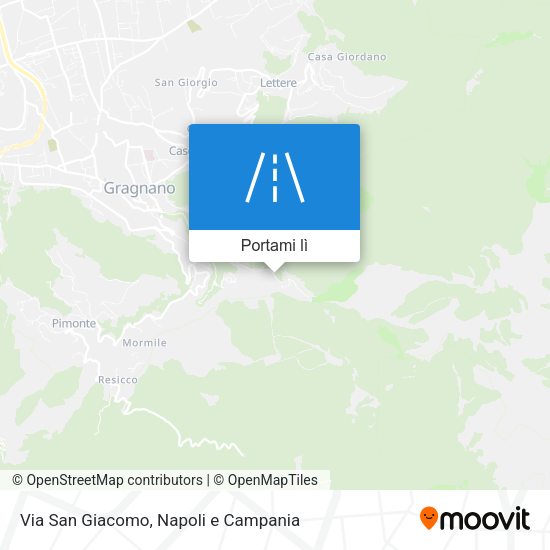Mappa Via San Giacomo