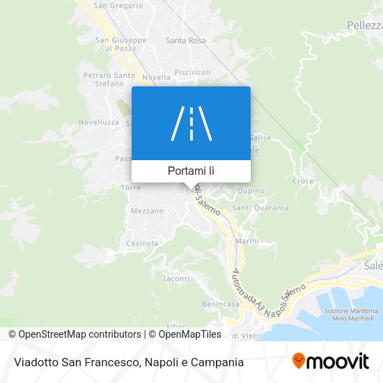 Mappa Viadotto San Francesco