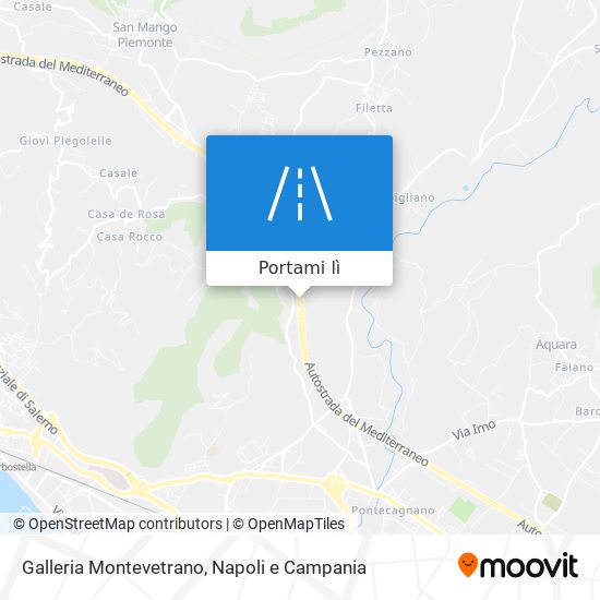 Mappa Galleria Montevetrano